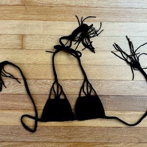 Acacia Bikini Top Black Size S